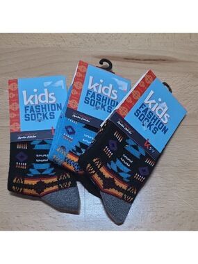 Black and Blue Fashion Socks Accessories
